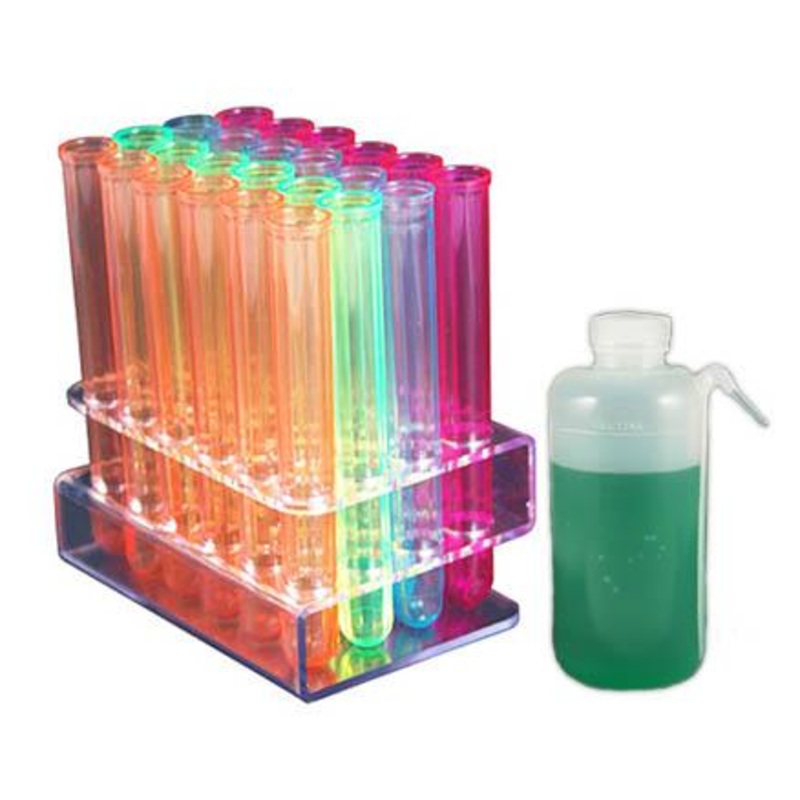 Test Tube Party Pack|100 Multi-colored Test Tube SHOTZ Only|100 Tube SHOTZ / 24-hole Rack / Fill Bottle|100 Tube SHOTZ and 36-hole Rack|100 Tube SHOTZ / 36-hole Rack / Fill Bottle