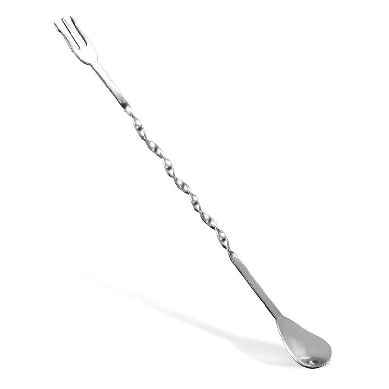 Trident Bar Spoon w/ Garnish Pick
