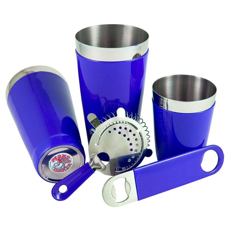 Vinylworks Bar Set – Blue – 4 or 5 Piece