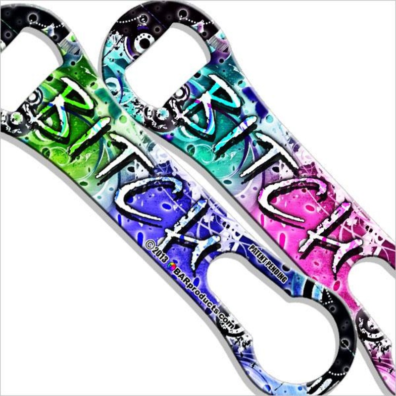 Attitude Series: Bitch V-Rod Bottle Opener