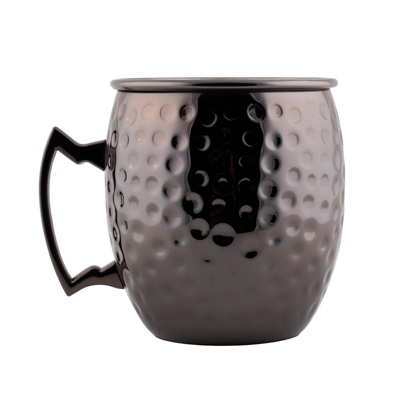 BarConic Hammered Gun Metal Moscow Mule Mug – 18oz