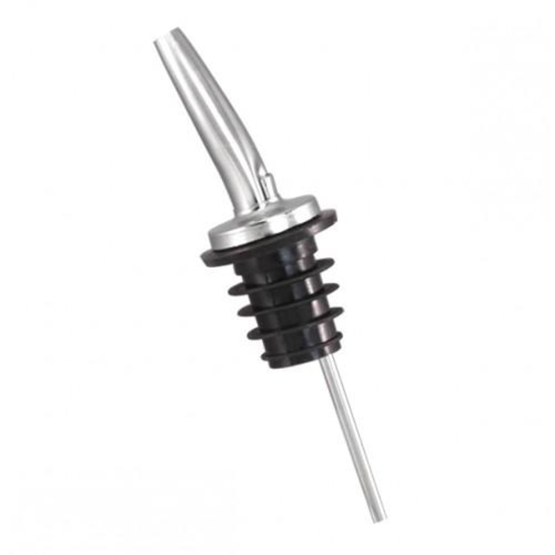 BarConic Stainless Steel 304 Metal Liquor Pourer (12 Pack)