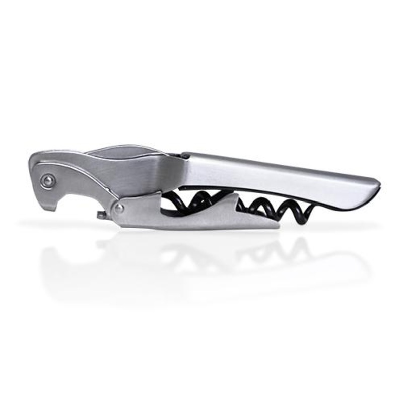 BarConic Stainless Steel Teflon Double Lever Corkscrew
