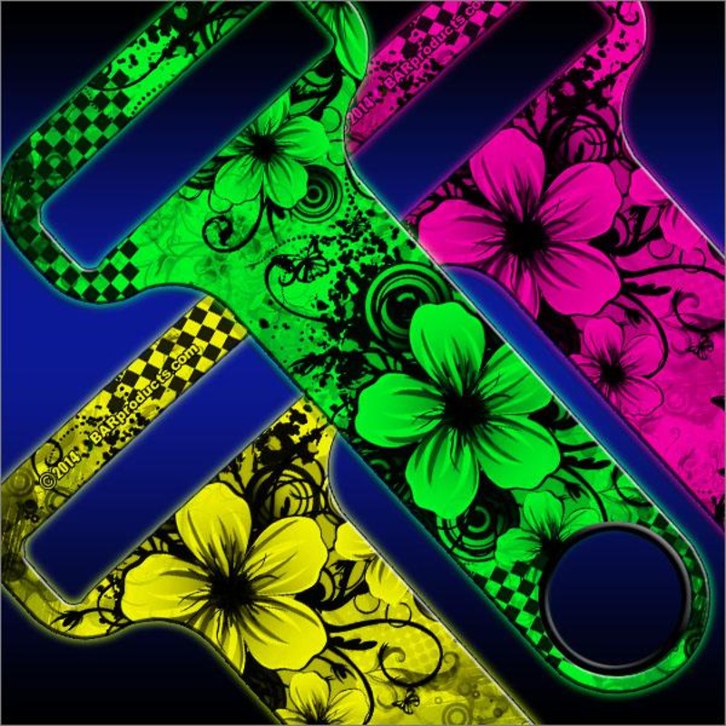 Cool Floral HAMMERHEAD NEON Bottle Opener