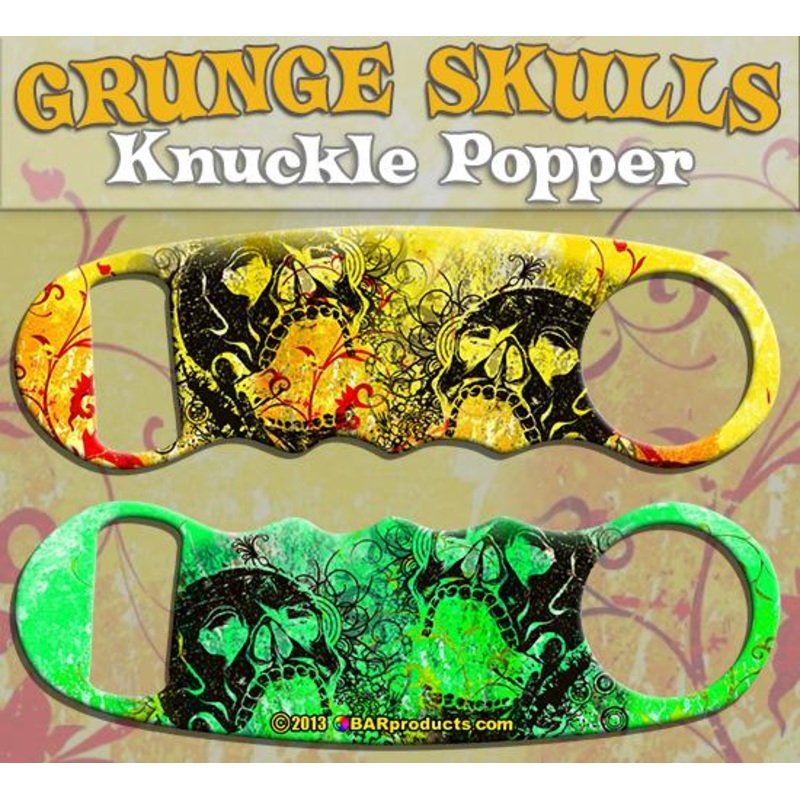 Grunge Skulls Knuckle Popper Opener