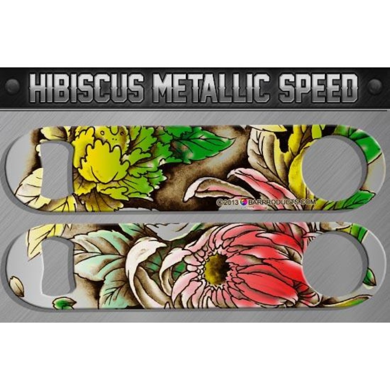 Hibiscus Metallic Speed Bottle Opener