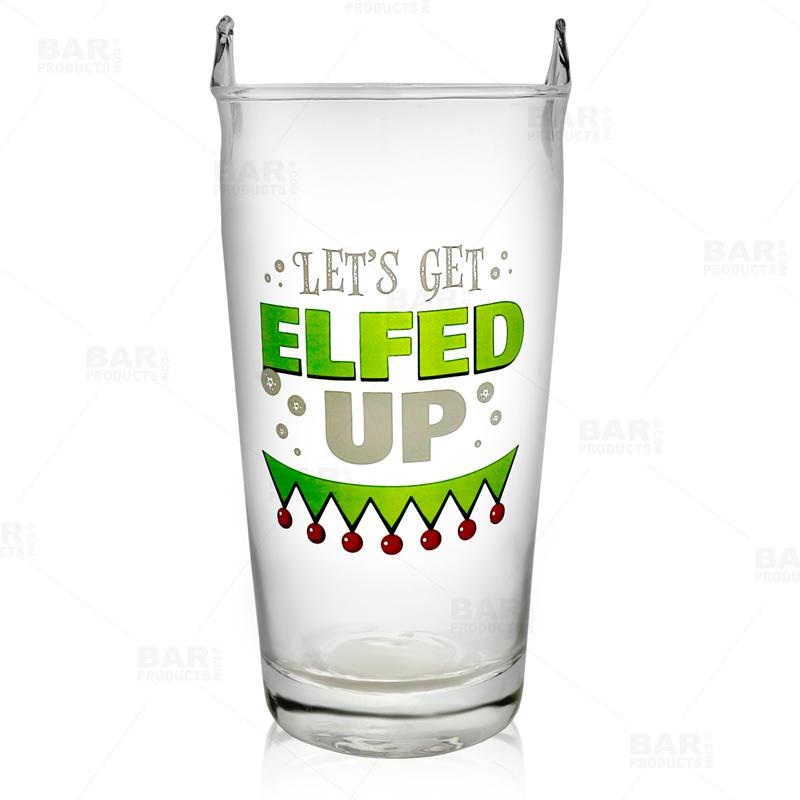 Holiday Beer Glass – Elfed Up – 16 ounce