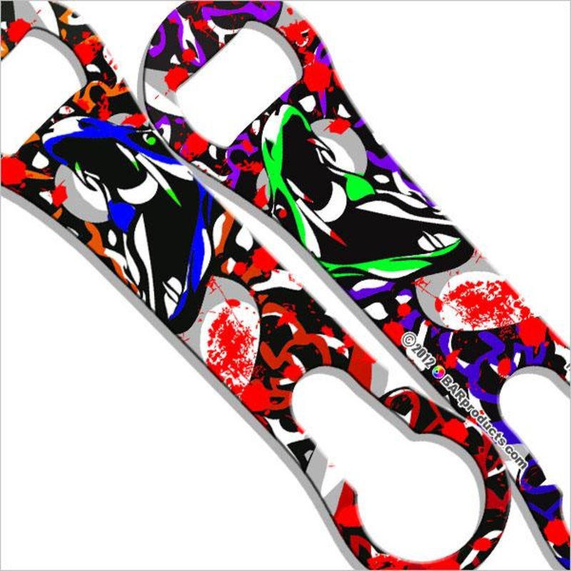 Painted Snake V-Rod Bottle Opener