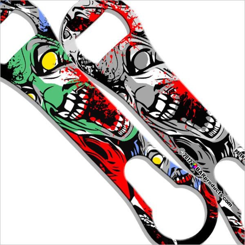 Painted Zombie V-Rod Bottle Opener