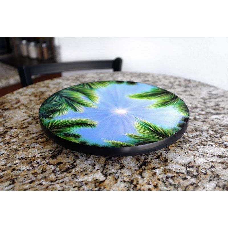 SKY & TREES Lazy Susan – 3 Different Sizes – For Kitchen Table Top – Handcrafted in USA