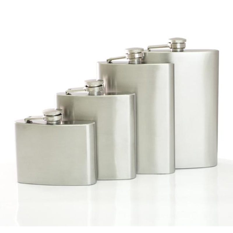 Stainless Steel Flasks|4 oz Flask|6 oz Flask|8 oz Flask|12 oz Flask|Flask Funnel