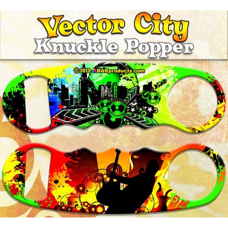 Vector City Knuckle Popper Bottle Opener