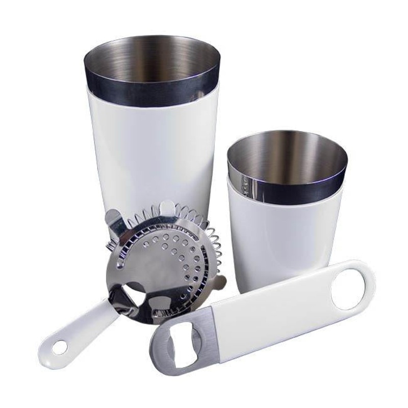 White Vinylworks Bar Set – 4 or 5 Piece