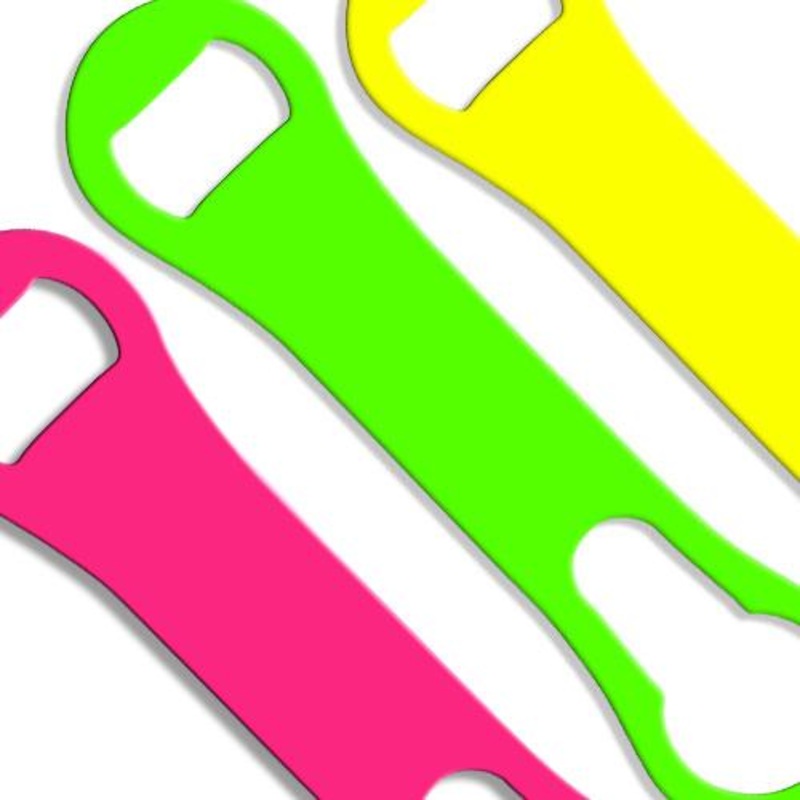 Powder Coated Neon V-Rod Bottle Opener