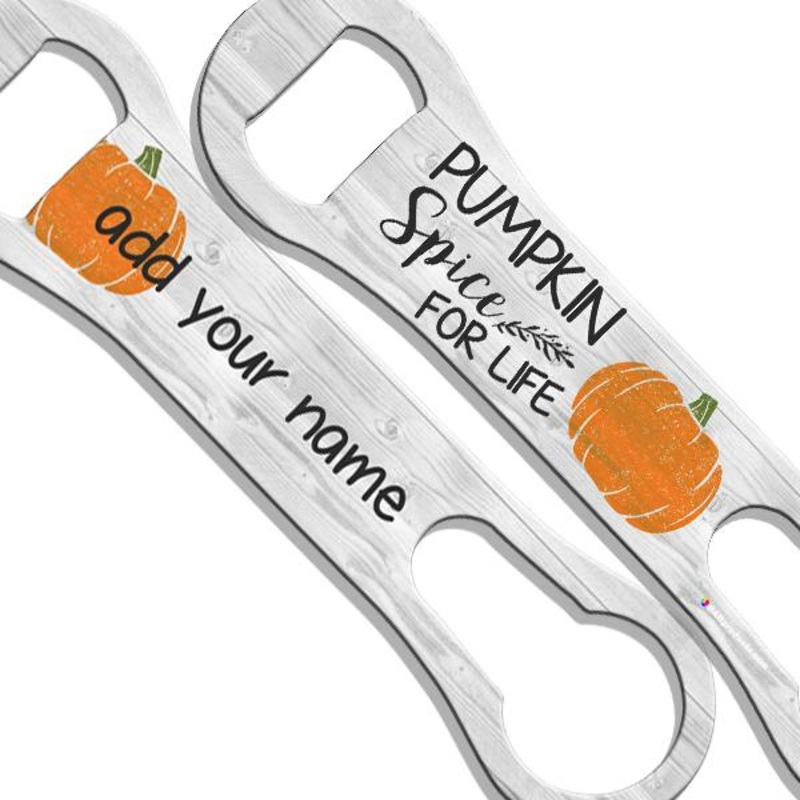 Pumpkin Spice V-Rod Bottle Opener  ADD YOUR NAME