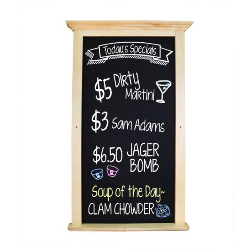 Wall Chalkboard with Crown Molding
