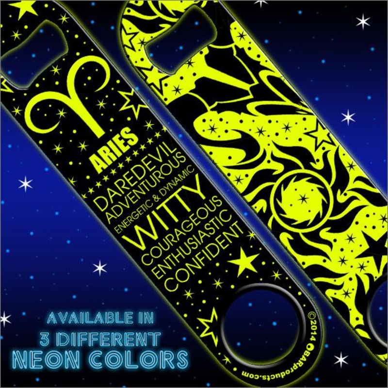 Zodiac Speed Bottle Opener – NEON ARIES