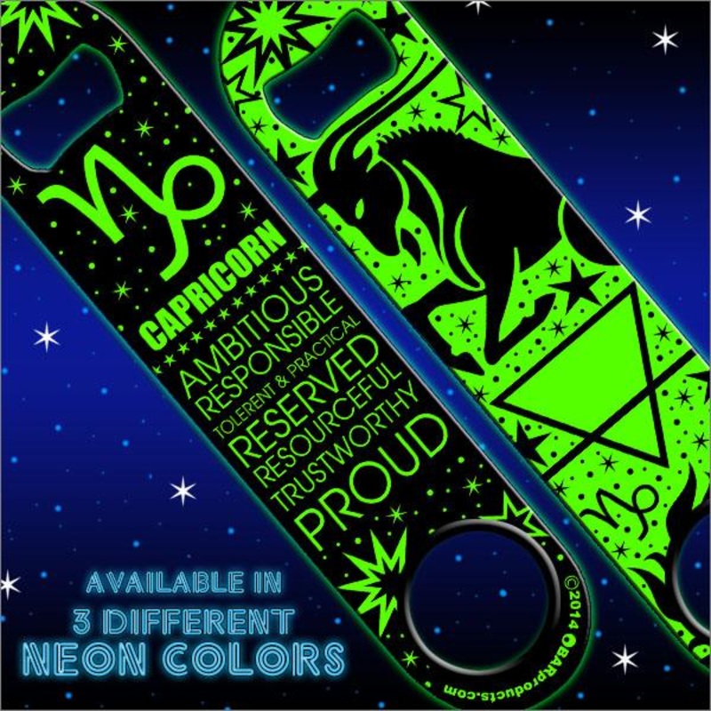 Zodiac Speed Bottle Opener – NEON CAPRICORN