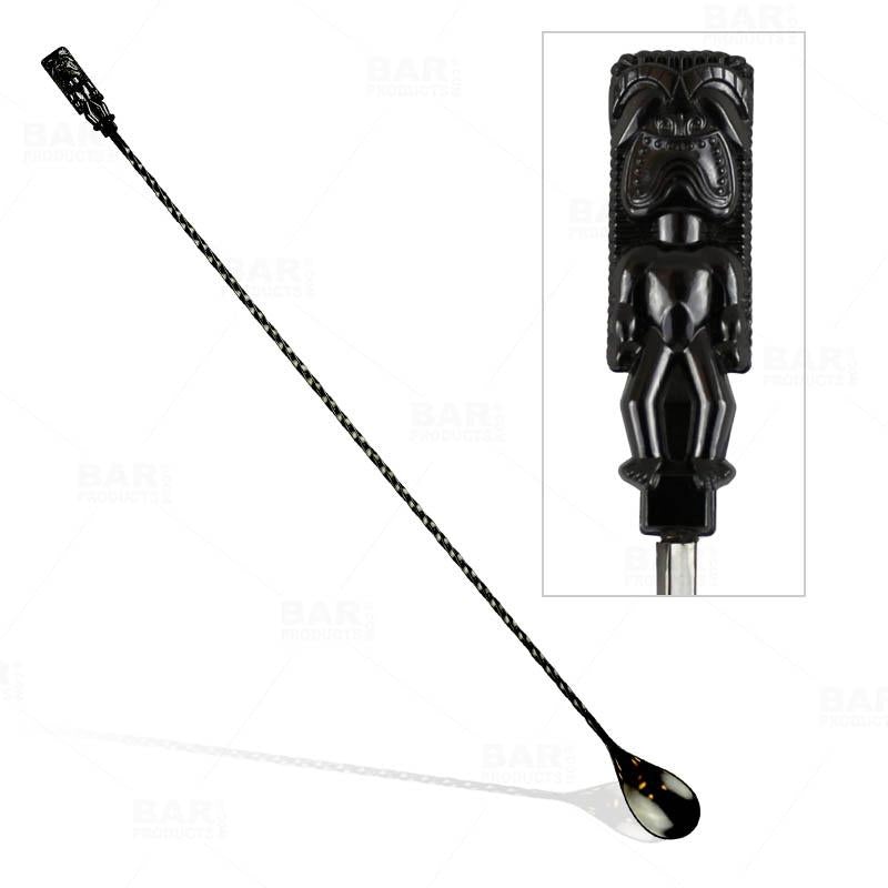 Bar Spoon – Tiki Butt Ku – Gun Metal Plated – 40cm