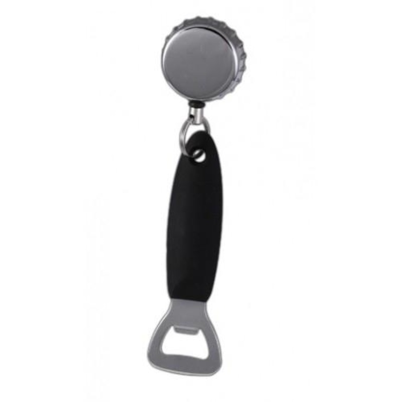 Bottle Cap Reel with Silicone Coated Bottle Opener – Metal