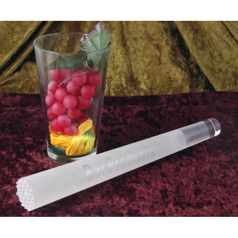 Clear 30cm Acrylic Muddler with Tenderizer Head