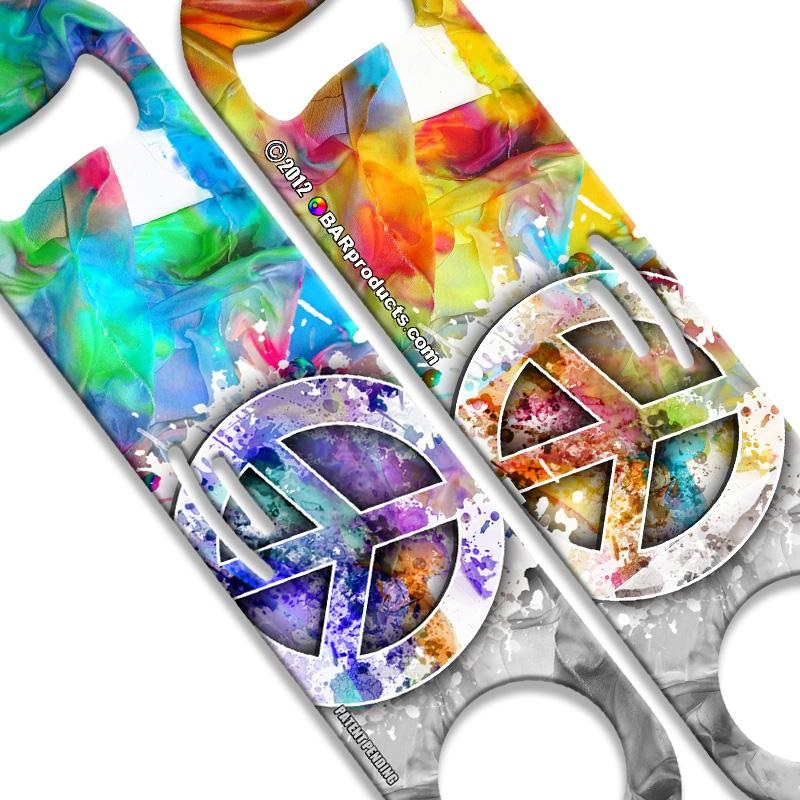 Hippie Colorful Peace StrainBlade Opener