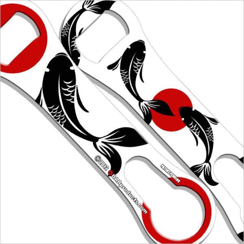 Koi Asian V-Rod Bottle Opener
