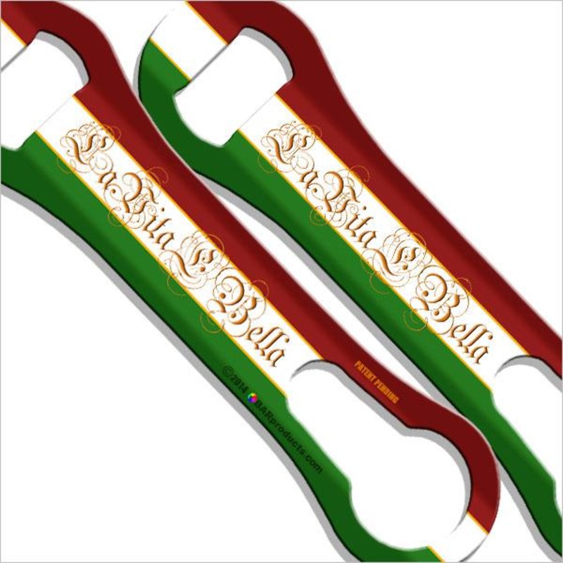 La Vita e Bella Italian V-Rod Bottle Opener