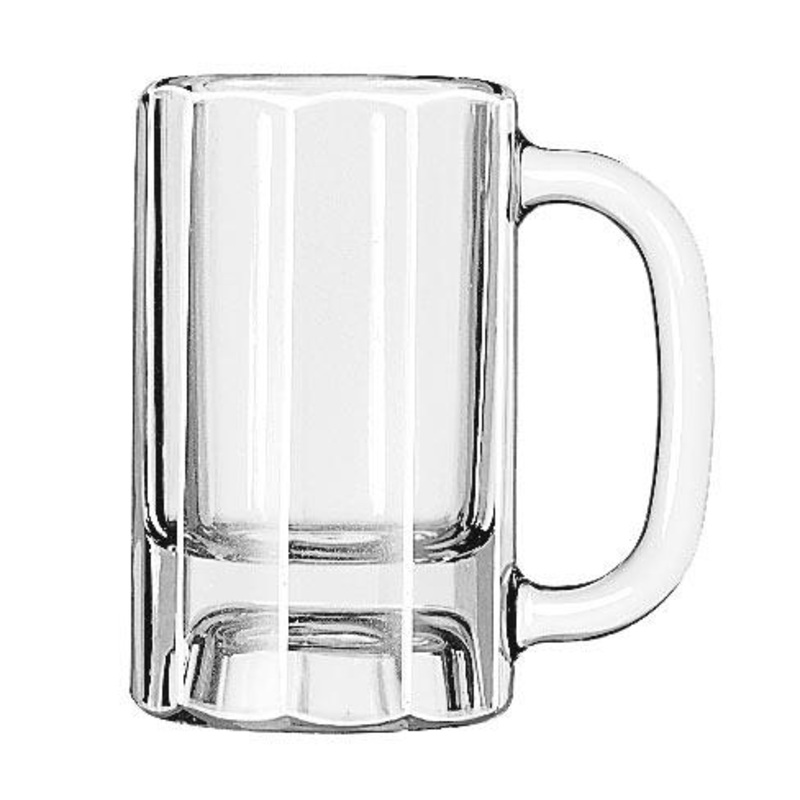 Libbey 5019 Paneled Mug – 10 oz. – Case of 12
