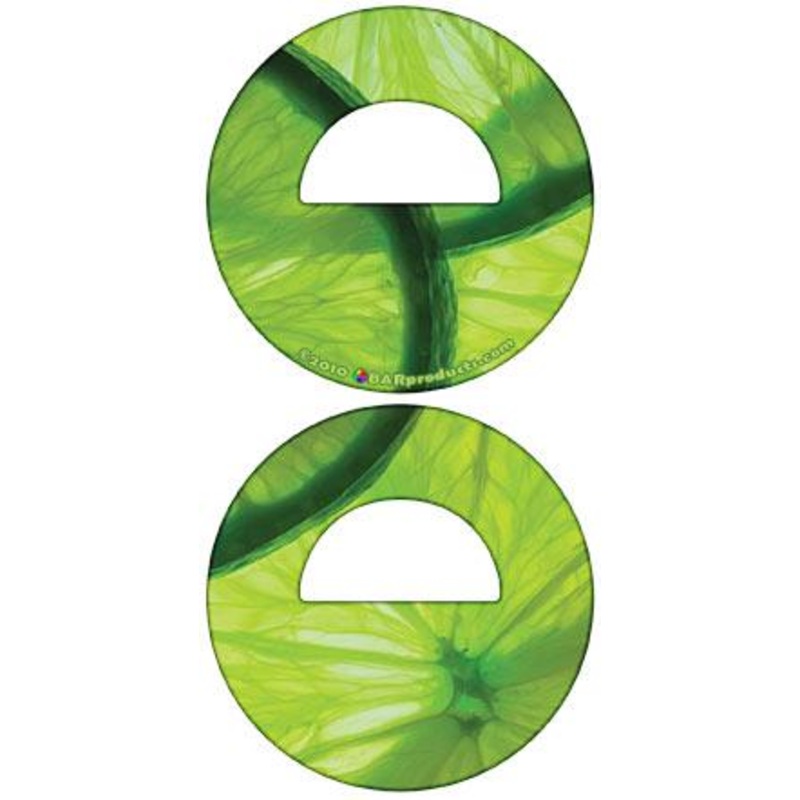 Lime Pattern Round Bottle Opener