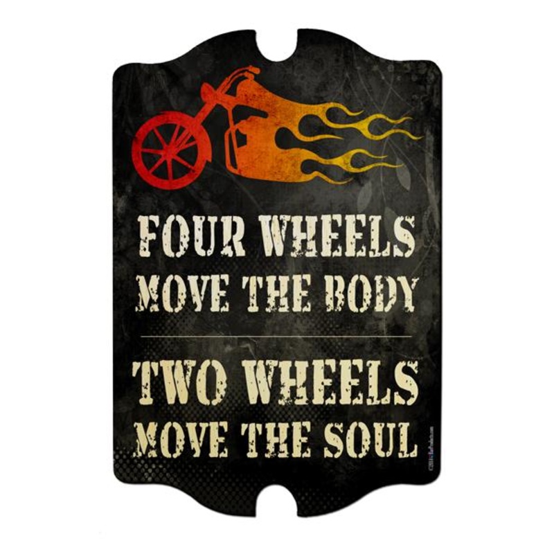 Move The Soul Wood Bar Sign