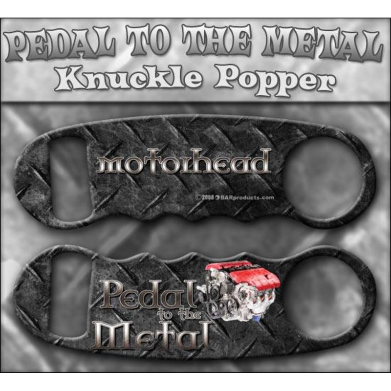 Pedal to the Metal Knuckle Popper Bottle Opener
