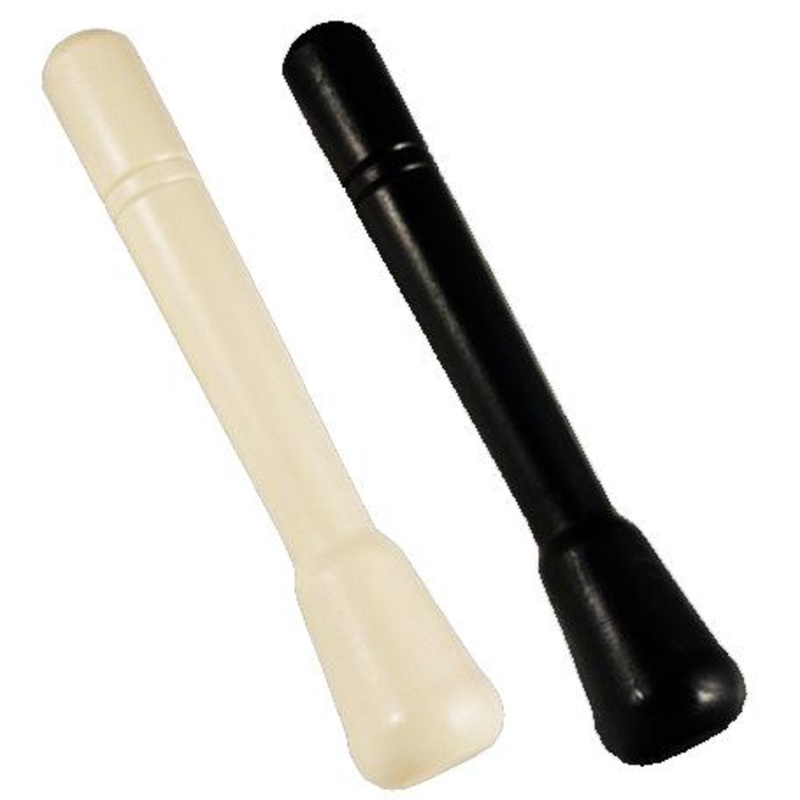 Small Plastic Muddler|White|Black