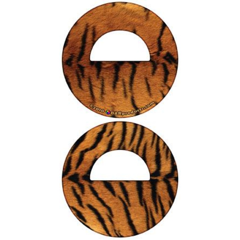 Tiger Pattern Round Bottle Opener