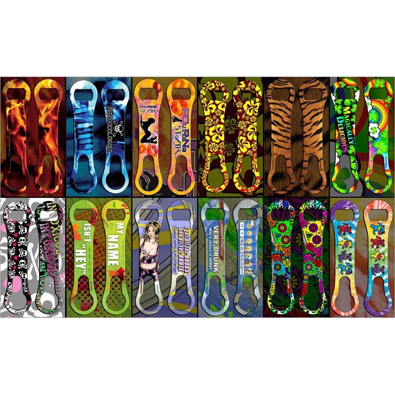 V-Rod Bottle Opener / Pour Spout Remover – Pre-Made Package – Pack of 12