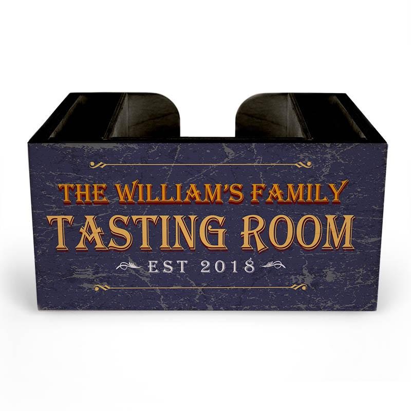 Wooden Bar Caddy – Tasting Room – Customizable