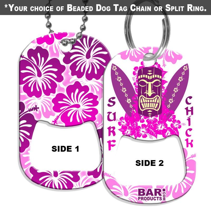 Dog Tag Bottle Opener – Surf Chick