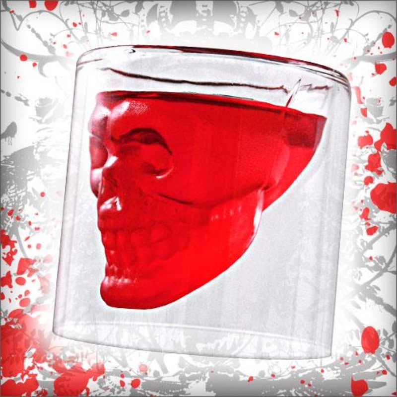 Doomed Crystal Skull Shot Glass – 2.5 ounce
