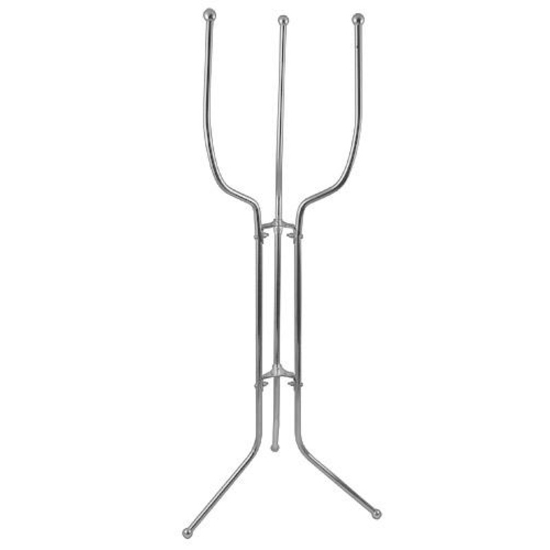 Folding Champagne Stand – Chrome Plated