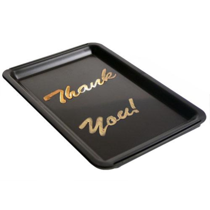 Plastic Check and Tip Tray|Thank You Imprint|Blank