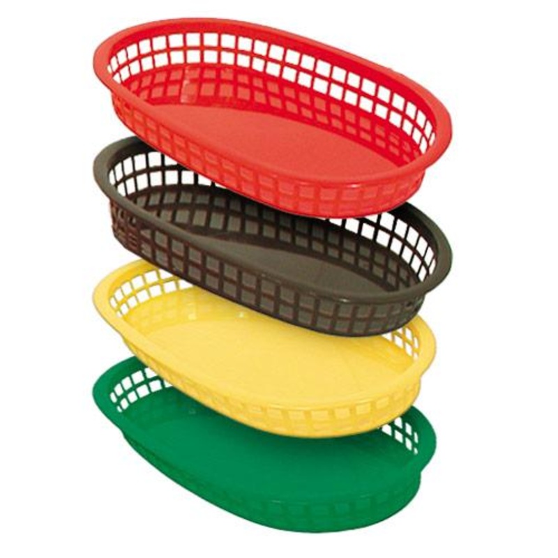 Platter Baskets – Pack of 12|Yellow