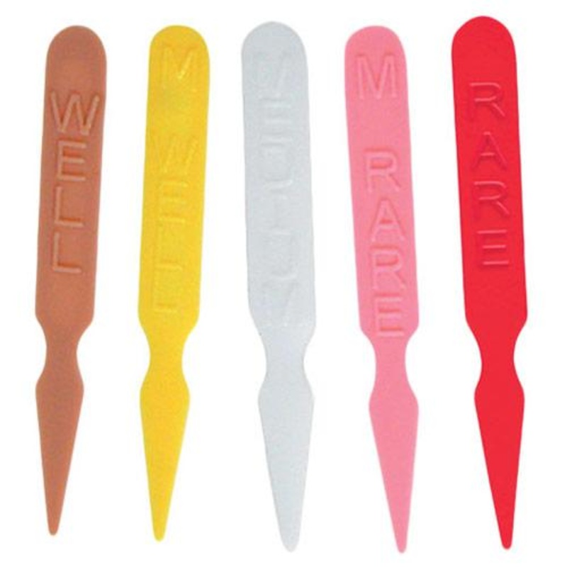 Steak Markers – Pack of 1000|MED RARE – Pink