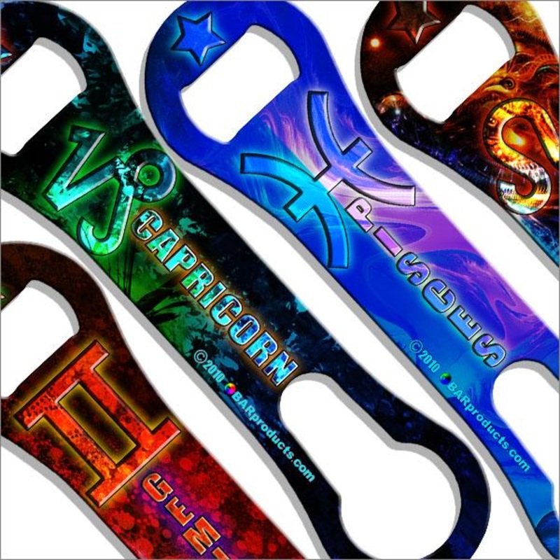 Astrological Series V-Rod Bottle Opener / Pour Spout Remover