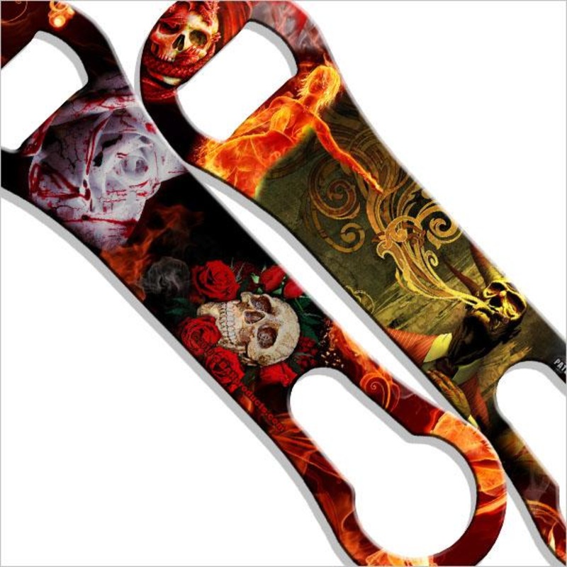 Beautiful Darkness Kolorcoat V-Rod Bottle Openers