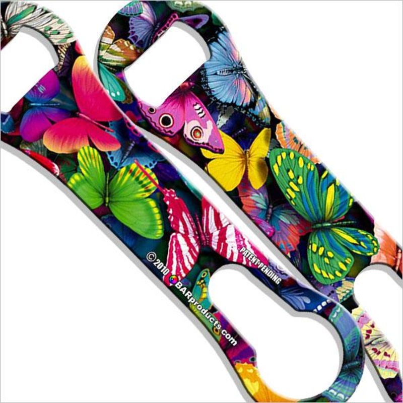 Butterflies V-Rod Bottle Opener / Pour Spout Remover