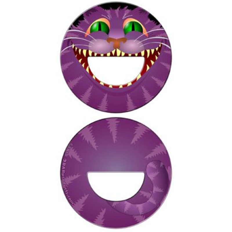 Cheshire Cat Round Bottle Opener