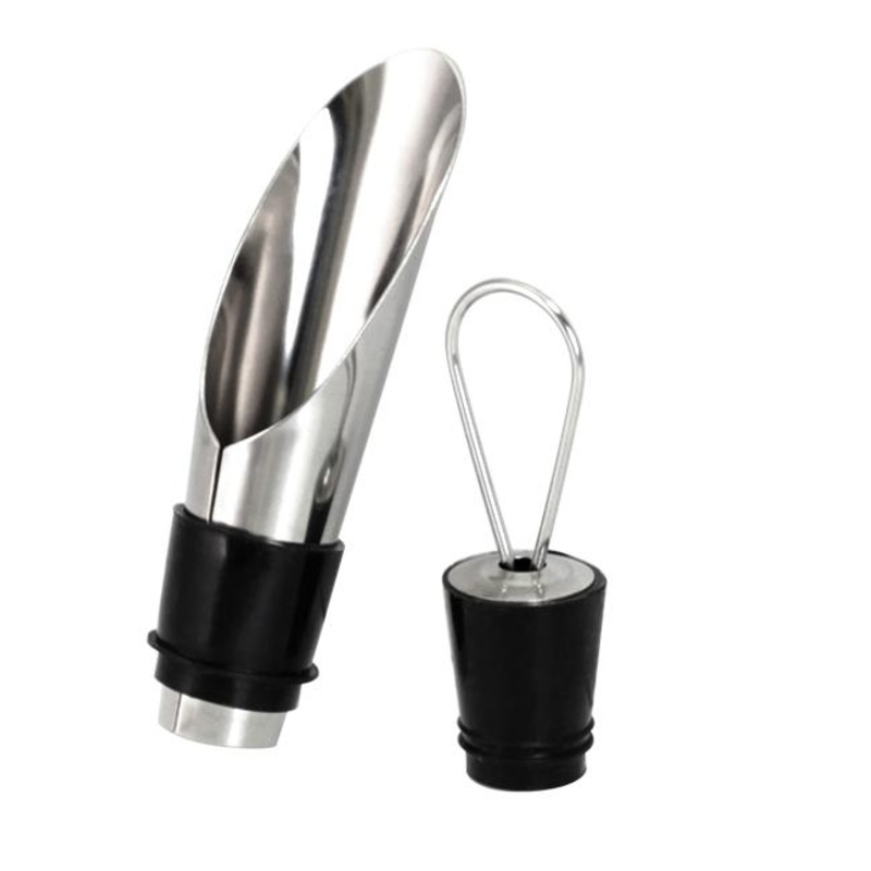 Chrome Wine Pourer