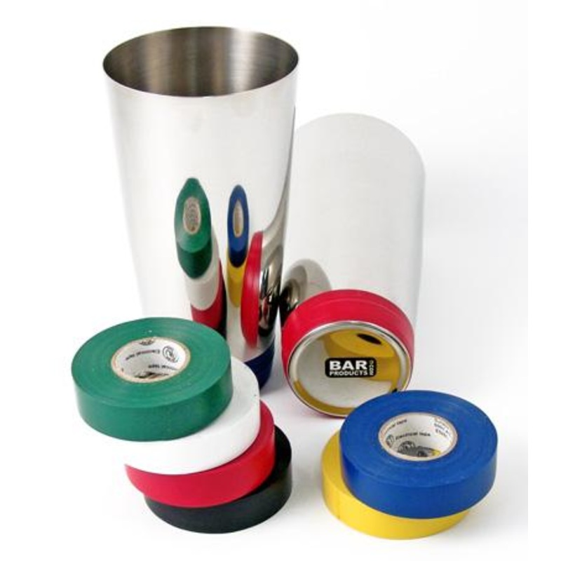 Flair Bartending Shaker Tape|Green|White|Red|Black|Blue|Yellow|Orange|Purple