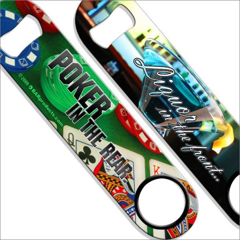 Liquor / Poker Speed Bottle Opener