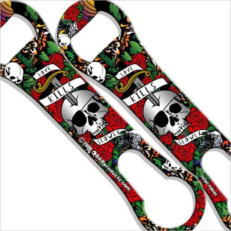 Love Kills Slowly – V-Rod Bottle Opener